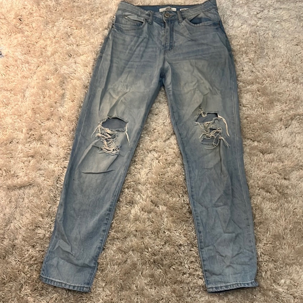 Light washed jeans straight leg